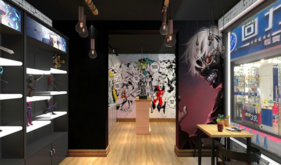 动漫玩具店装修